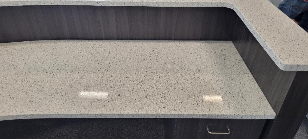 Commercial Speckled Quartz Counter