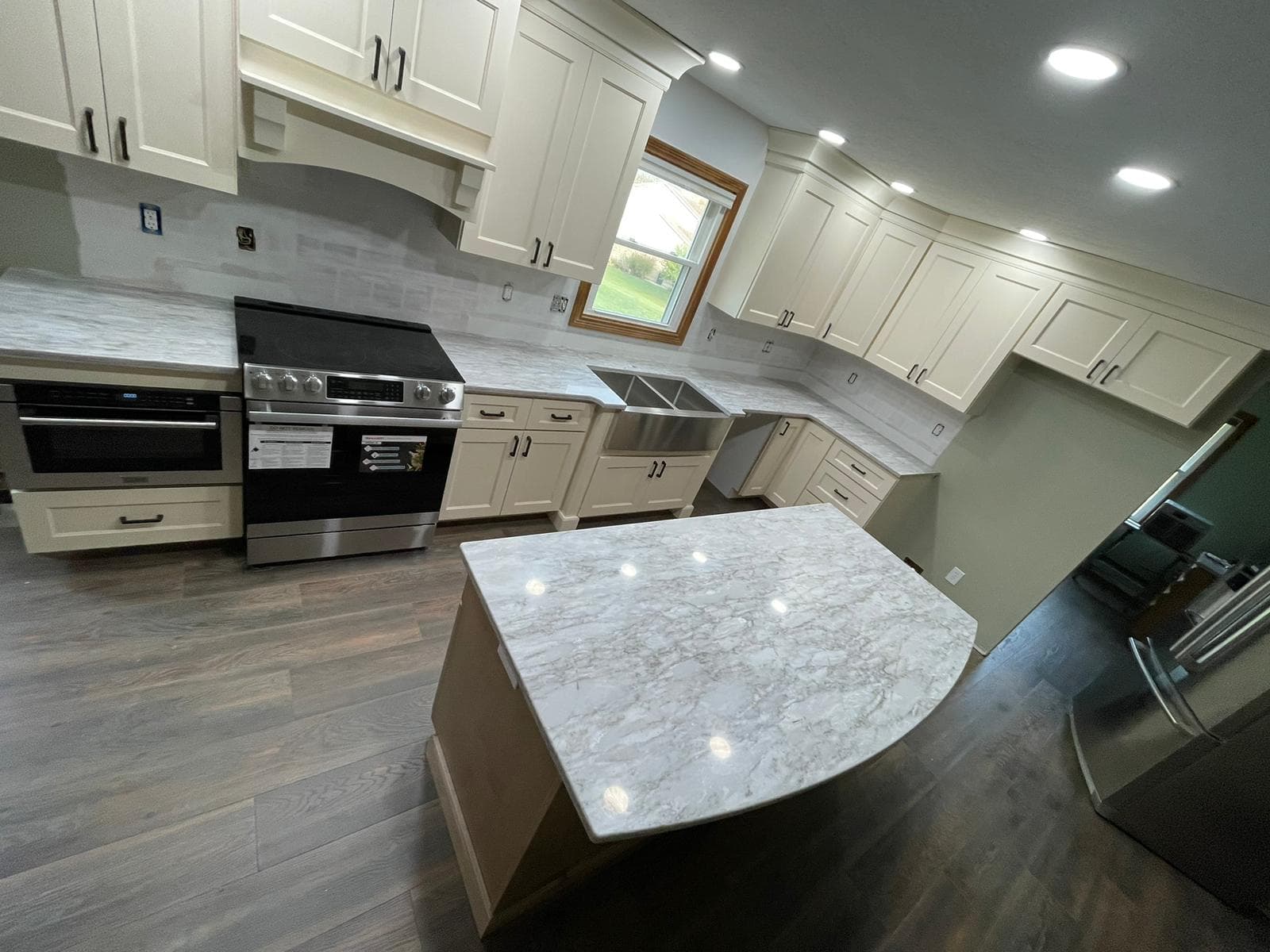 Brown Granite Kitchen Renovation